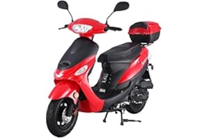 TAOTAO SCOOTER TAO 49cc / 50cc street legal fully automatic scooter moped with a Matching trunk - Choose your color