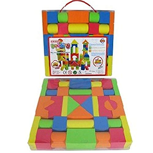 Tmrow 38pcs Ultra-Light Building Blocks Set Colorful EVA Foam Bricks Set Kids Infant Children Soft Educational Toy Gift - Thumbnail 3