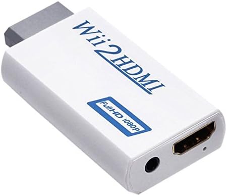 Wii to HDMI, collee Full 1080p 720P HD Nintendo Wii to HDMI Converter Output Video Audio Adapter - Supports All WII Display Modes (NTSC 480I, 480P, PAL 576I)