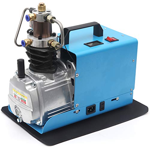 Compresseur D'Air Haute Pression PCP 300 Bar (4500 PSI) - 1800W, Pour Airgun, Bouteille Plongée - Version Légère