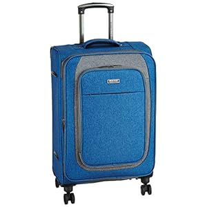 Kenneth Cole Reaction Fabric 20″ Navy Blue Softsided Cabin Luggage