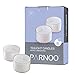 Set of 36 White Tealight Candles with Clear Cup Burn 8 Hour, Unscented , in a Box