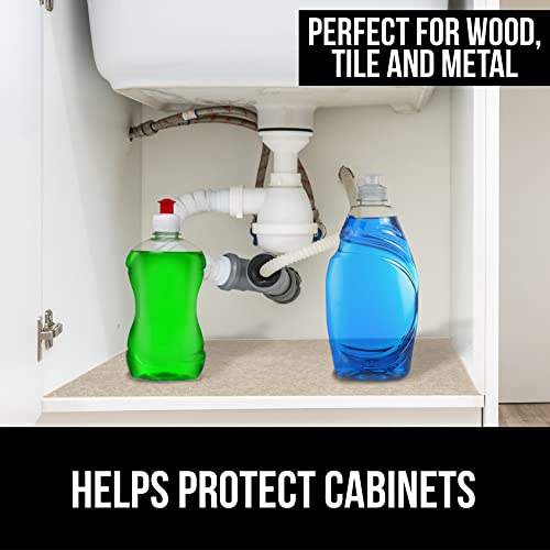 Gorilla Grip Quick Dry Waterproof Under Sink Mat Liner, Slip Resistant