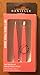 Soft Touch Slant and Point Stainless Steel Tweezers, Coral