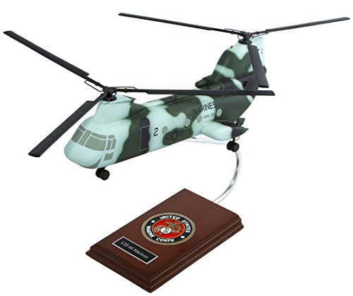 Mastercraft Collection Boeing Vertol CH-46 Sea Knight USMC Marines State Department USN Navy Cargo Transport Helicopter Model Scale:1/32