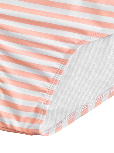 SOLYHUX Women's Floral Crop Top High Waist Padding 2PCS Bikini Set Swimsuit Multicolor L - Thumbnail 4
