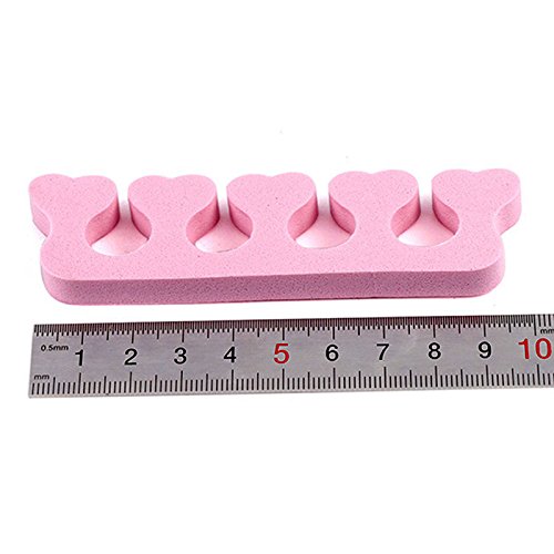 Hosaire 4 Pair Toe Separators, Soft Foam Finger Toe Spacers, Great Toe Cushions, Apply Nail Polish During Pedicure Manicure