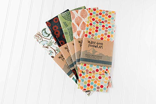 Beeswax Food Wrap | Family Pack of 4 | Retro Honeycombs - Thumbnail 3