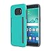 Samsung Galaxy S7 edge case, Incipio Stowaway, Credit Card Case with Integrated Stand Wallet Polycarbonate Rigid Cover  - Teal