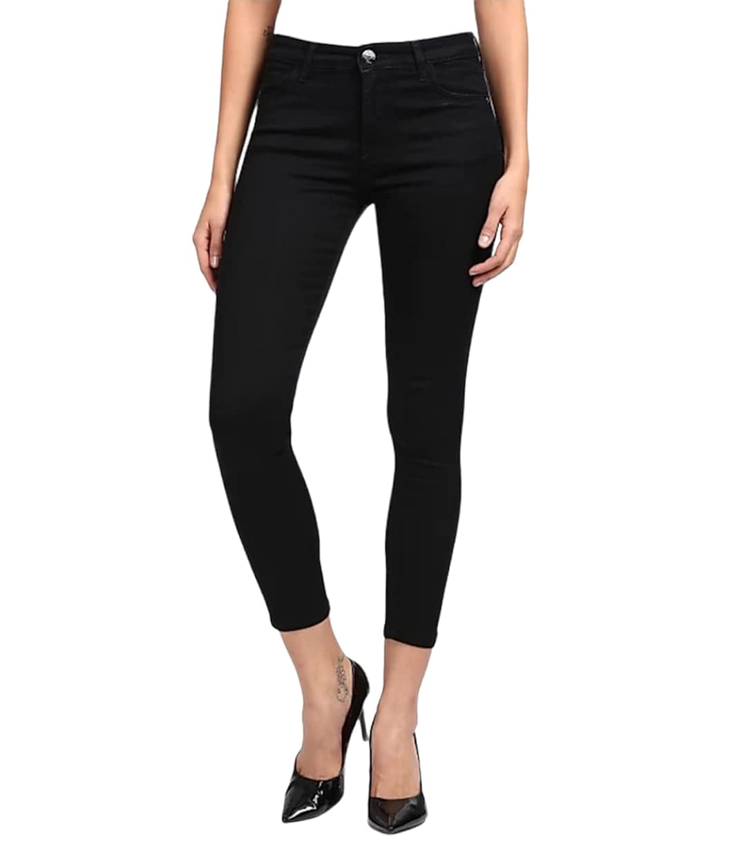 Mac 5295 0436 090 Anna Jump In Velvety Black Pull On Trousers main image 0