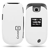 CoverON(TM) Hard Cover Case with WHITE RUBBERIZED for LG VN150 REVERE 2 With PRY- Triangle Case Removal TooL