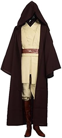 BLZ Unisex Adult Cloak Suits Knight Halloween Cosplay Costume Brown