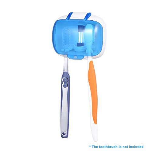 Yiwa Toothbrush Sterilizer Wall-mounted UV Lamp Disinfection Box Anti-bacteria Ultraviolet Tooth brush Holder