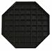Update International (DT-6X6) Octagonal Plastic Drip Tray primary