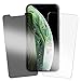 QEONIX Privacy Screen Protector for iPhone 11 Pro Max, iPhone XS Max(6.5 inch), Premium Anti-Spy Real 9H Tempered 3D Glass/Case Friendly, Scratch Proof