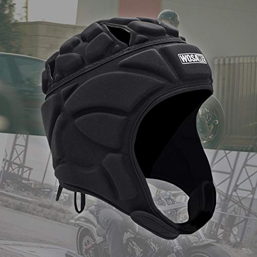 cobud Soft Padded Headgear, Soccer Goalie Helmet, Sports Guard Helmet for Boxing, Flag Football, Rugby, Soccer, Goalkeeper Head Protection Fits Kids Adult masterwork