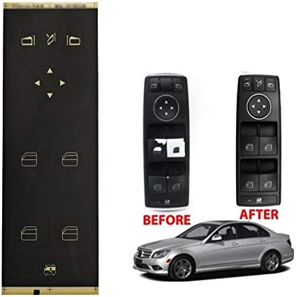 Window Switch Button Repair Stickers For 2008-2014 Mercedes Benz W204 C300 C350