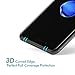 iClever iPhone 7 Screen Protector with 3D Curved Edge with Anti-Scratch,Color Black