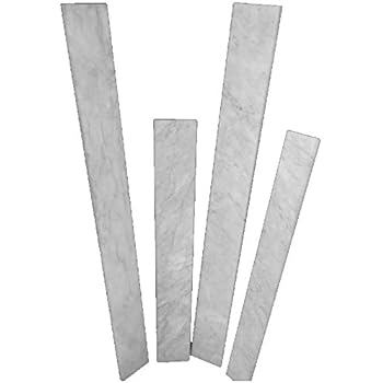 White Carrera Marble Saddle - Size 30 x 6 Inch - Polished ...