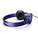 SOL REPUBLIC Tracks HD2 On-Ear Headphones – Noise Isolation, Cable with Mic + 3 button Remote, Virtually indestructible, Lightweight, Carrying Case, SOL-HP1251BL Blue
