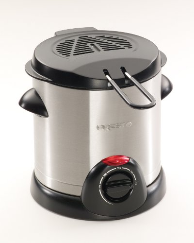 Click Here to See More Images Presto 05471 1000-Watt 1-Liter Stainless-Steel Electric Deep Fryer