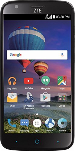 ZTE ZMax Champ 4G LTE with 8GB Memory Cell Phone Total Wireless - Black