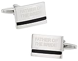 Cuff-Daddy Father of the Bride Cufflinks with Onyx