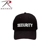 Rothco Low Profile Cap - Black/Security - White