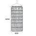 Hanging Closet Organizer 42 Pockets & Hanger stores Clothes, Stockings, Socks, Jewelry, Toiletries, Baby Nursery, Household & Children Accessories. Durable Dual-sided Closet Storage Saves Space
