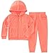 Juicy Couture Girls' Little 2 Pieces Jog Set, Orange, 6
