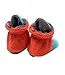Zutano Newborn Unisex - Baby Fleece Bootie - Baby Fleece Bootie - POOL/MANDARIN/GRAY 3M