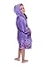 Texere Girl's Plush Terry Cloth Bathrobe (Grape Jelly, Small) Best Gifts for Girls GB0102-GPJ-S