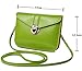 edfamily Women Girls Mini Handbags Leather Crossbody Single Shoulder Bag Cellphone Pouch Purse Wallet(Black)