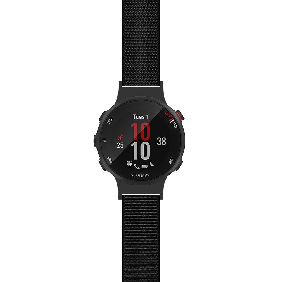 C2D JOY Compatible with forerunner 45/45S watch strap Sport Mesh Nylon replacement Strap - 10# (M)