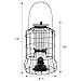 FORUP Caged Tube Feeder, Squirrel Proof Wild Bird Feeder, Outdoor Birdfeeder with Large Metal Seed Guard Deterrent for Large Birds