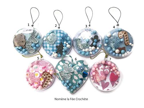 Boule De Noël Ou Coeur Pour Bébé Personnalisable Du Prénom