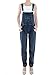 Anna-Kaci Womens Overalls Casual Vintage Loose Straight Leg Denim Bib Overalls Jean Jumpsuits Blue X-Large/XX-Large
