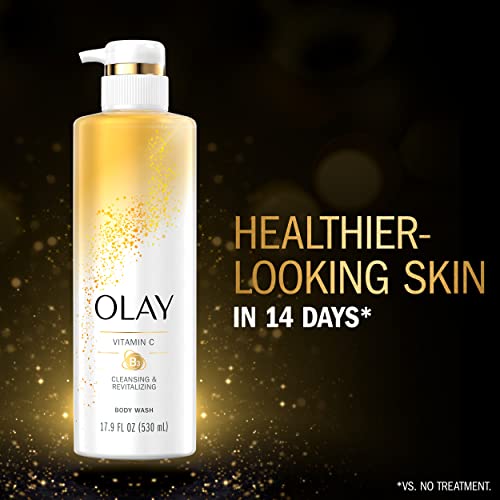 Olay Body Wash with Vitamin C and Vitamin B3, Cleansing & Revitalizing