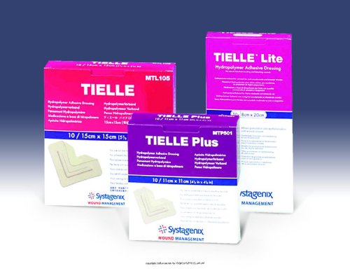 TIELLE PLUS Hydropolymer Dressing, Tielle Plus Hydro Drs 4X4, (1 BOX, 10 EACH)