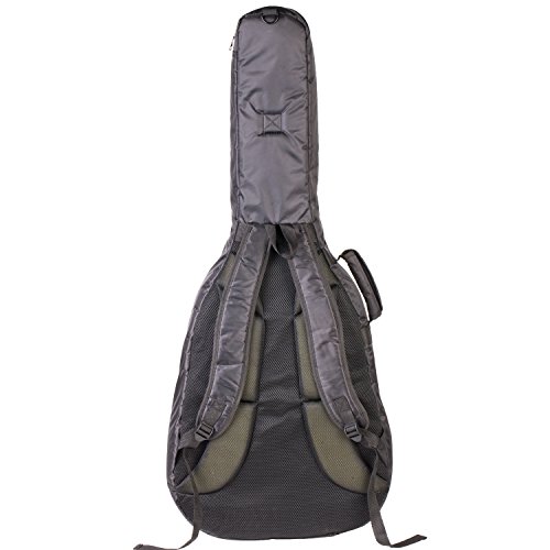 Aliyes Acoustic Class Guitar Gig Bag Full Size Guitar Case Carrying Bag Ballad Backpack Cover 41" Water-Resistant Oxford Fabric 10mm Padded Sponge Padded Adjustable Strap Black