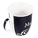 Dicksons Mr. and Mrs. Poem Black and White 16 Oz. Ceramic Stoneware Mug Set of 2