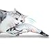ASVEL Realistic Plush Simulation Electric Doll Dancing Fish, Funny Interactive Pets Chew Bite Supplies for Cat/Kitty/Kitten Fish Flop Cat Toy Catnip Toys - Perfect for Biting, Chewing and Kicking (A)
