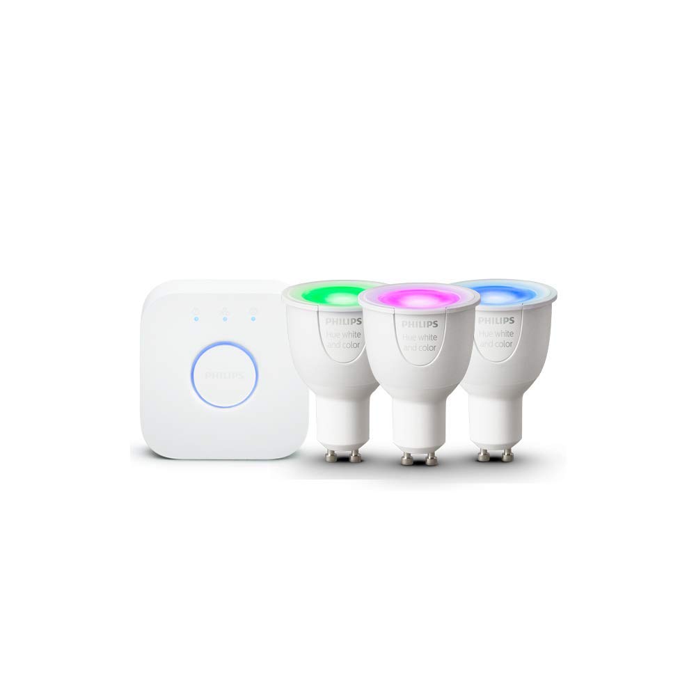 Philips Hue White und Color Ambiance GU10 LED Lampe Starter Set
