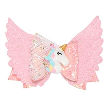 Double Layer  Baby Girls Kids Hair Clips Bows Headwear Sequin Bow Cute Hairpins