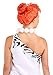 LF Products Pte. Ltd Fun Costumes Women's Deluxe Wilma Flintstone Wig | Standard, Orange