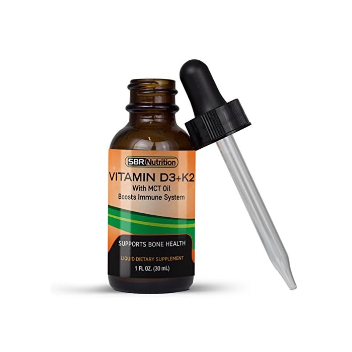 SBR Nutrition Plant-Based Vitamin D3 and Omega 3-6-9 Liquid Dietary Supplement with Ahiflower Oil, Bone, Immune, and…