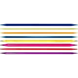 Knitter's Pride Trendz Double Pointed Knitting Needles (5-Pack) 6 inches (15cm); Size US 6 (4.00mm) 700003