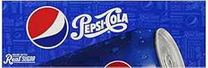 Image of Pepsi Real Sugar, 12 Ounce (24 Cans)