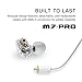 MEE audio M7 PRO Universal-Fit Hybrid Dual-Driver Musician's in-Ear Monitors with Detachable Cables (Clear)