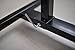 CA&HomeDecor Height Adjustable Office Desk Rolling Laptop Desk Cart Over Bed Hospital Table Stand, Black
